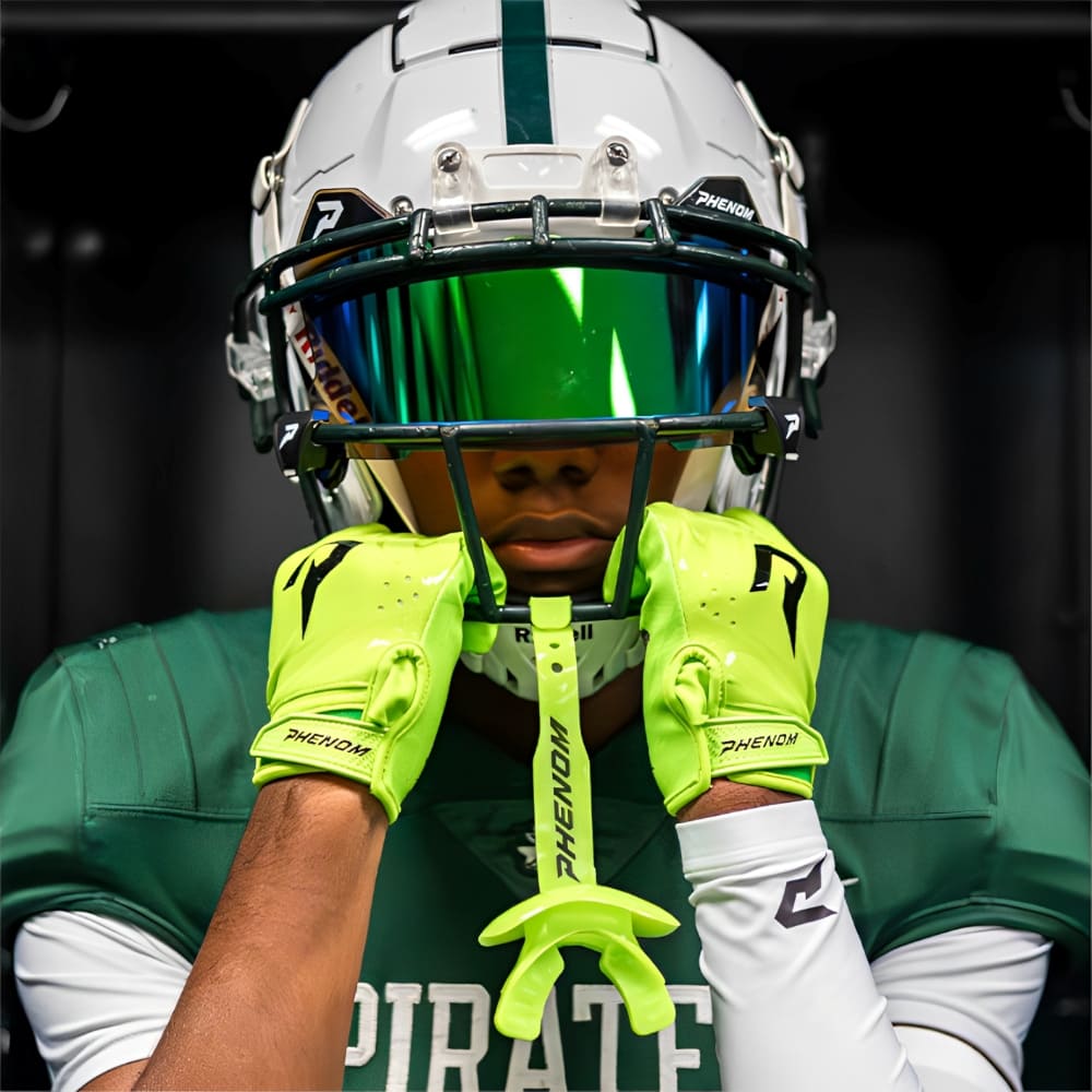Playmaker Base: American Football Mundschutz Phenom Elite "Hexa Flow" 3.0 Kelly-Grün Produktbild 1